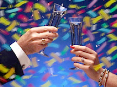 DJ party confetti blast