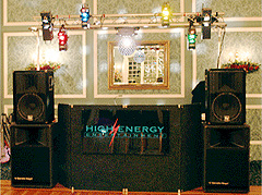 DJ party set-up